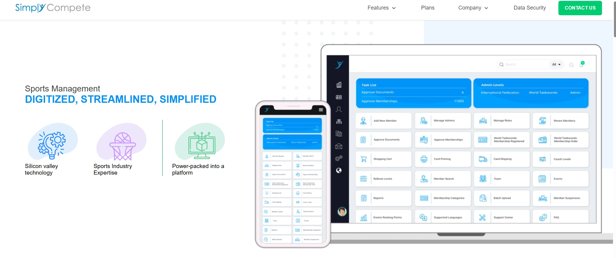 Simply Compete - Sports Management Platform